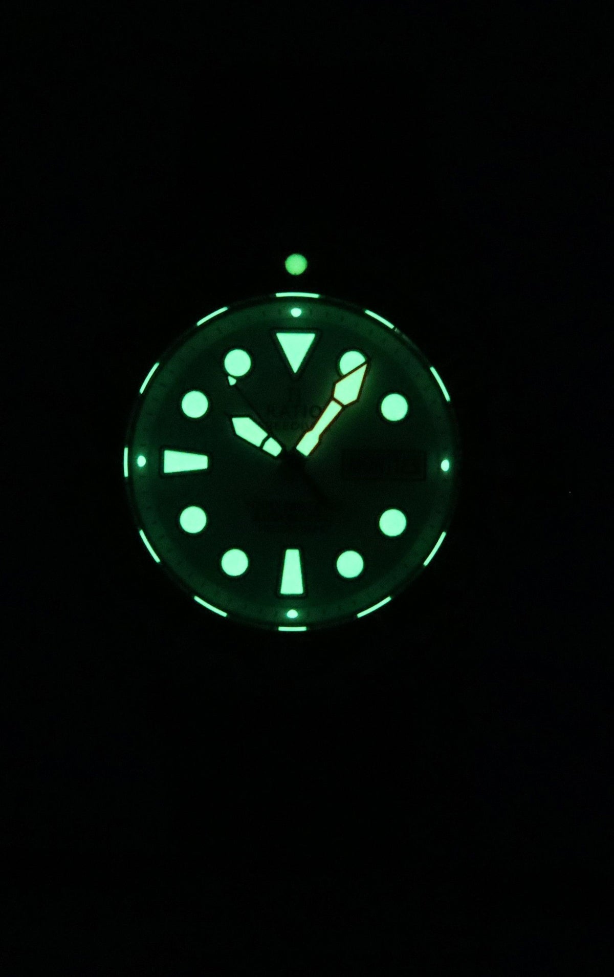 Ratio FreeDiver-versie 02 Heliumveilig 1000M Saffier automatische witte wijzerplaat 1068HA90-34VA-WHT-V02 Herenhorloge