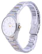 Westar White Dial Two Tone Stainless Steel Quartz 40212 CBN 101 Women's Watch