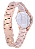 Westar Black Dial Rose Gold Tone Stainless Steel Quartz 40212 PPN 603 Women's Watch