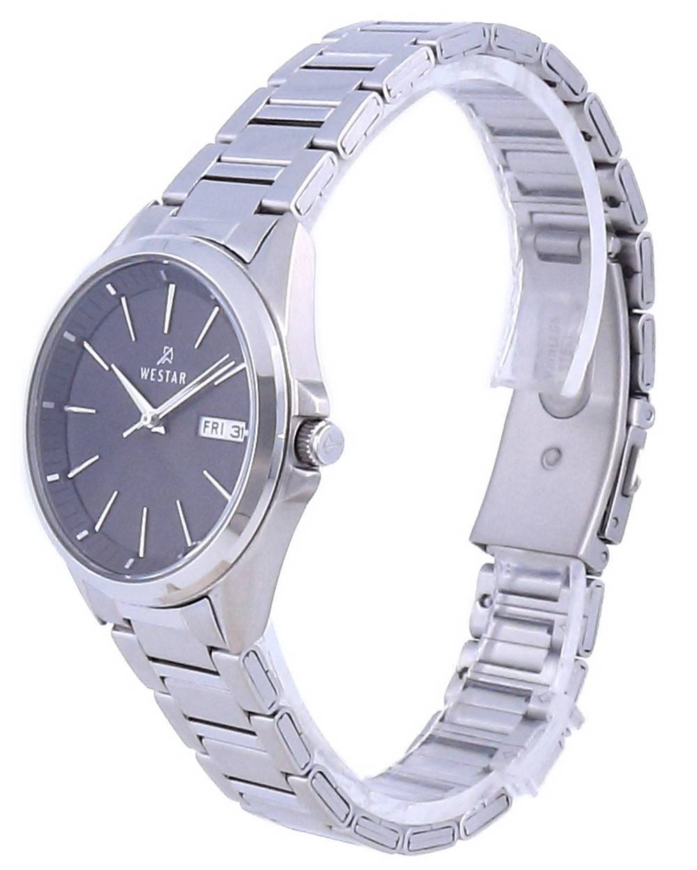 Westar Black Dial Stainless Steel Quartz 40212 STN 103 Women's Watch
