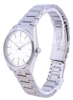 Westar Champagne Dial Stainless Steel Quartz 40213 STN 102 Women's Watch
