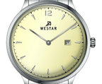 Westar Profile Two Tone Stainless Steel Light Champagne Dial Quartz 40218STN102 Women's Watch