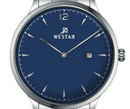 Westar Profile Stainless Steel Blue Dial Quartz 40218STN104 Women's Watch