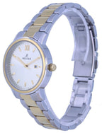 Westar Silver Dial Two Tone Stainless Steel Quartz 40245 CBN 102 Women's Watch