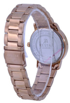 Westar Rose Gold Tone Stainless Steel Quartz 40245 PPN 609 Women's Watch