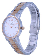 Westar White Dial Two Tone Stainless Steel Quartz 40245 SPN 601 Women's Watch