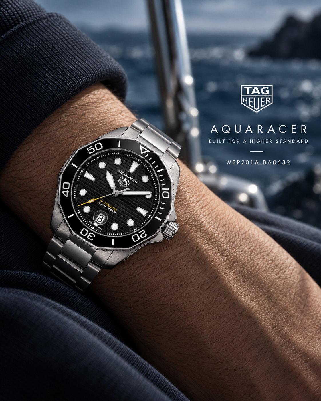 TAG Heuer Aquaracer Professional 300 Date Automatic 43mm WBP201A.BA0632