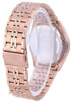 Westar Black Dial Rose Gold Tone Stainless Steel Quartz 50210 PPN 603 Men's Watch