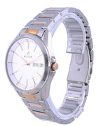 Westar Silver Dial Two Tone Stainless Steel Quartz 50212 SPN 607 Men's Watch