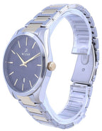 Westar Black Dial Two Tone Stainless Steel Quartz 50213 CBN 103 Men's Watch