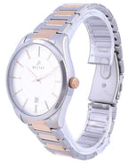 Westar Silver Dial Two Tone Stainless Steel Quartz 50213 SPN 607 Men's Watch