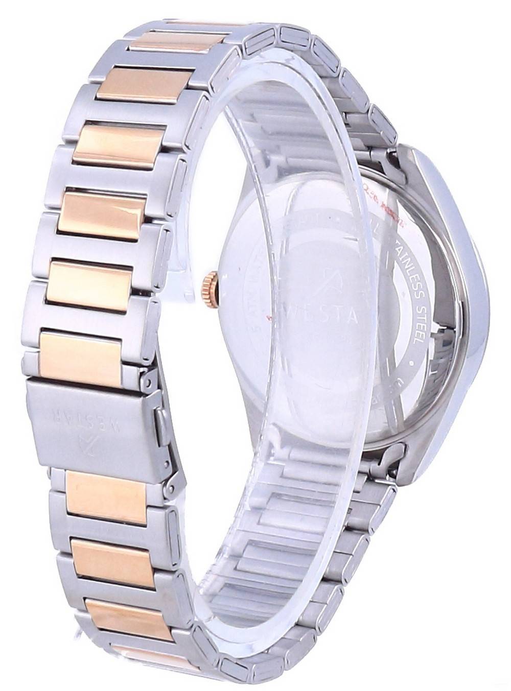 Westar Silver Dial Two Tone Stainless Steel Quartz 50213 SPN 607 Men's Watch