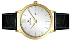 Westar Profile Leather Strap Silver Dial Quartz 50214GPN107 Men's Watch