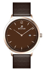 Westar Profile Lederarmband Braunes Zifferblatt Quarz 50217PPN620 Herrenuhr