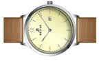 Westar Profile Leather Strap Light Champagne Dial Quartz 50217STN182 Men's Watch