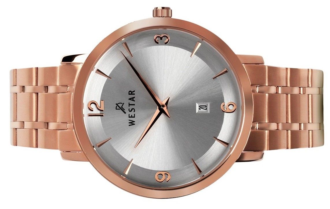 Westar Profile Stainless Steel Silver Dial Quartz 50220PPN607 Men's Watch