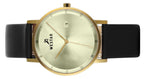 Westar Profil Schwarzes Lederarmband Helles Champagner Zifferblatt Quarz 50221GPN102 Herrenuhr