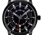 Westar Profile Leather Strap Black Dial Quartz 50228STN883 Men's Watch