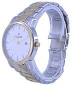 Westar White Dial Two Tone Stainless Steel Quartz 50243 CBN 101 Men's Watch