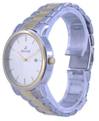 Westar Silver Dial Two Tone Stainless Steel Quartz 50243 CBN 102 Men's Watch