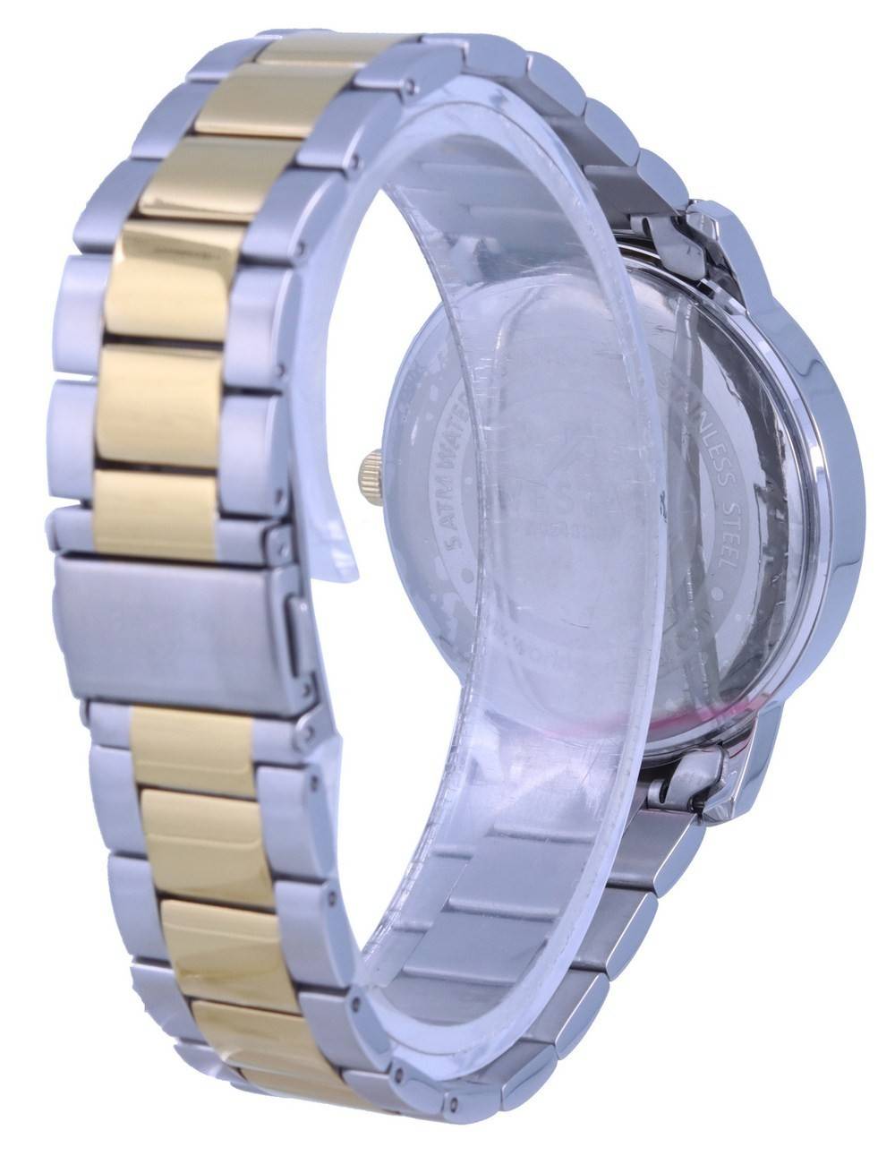 Westar Silver Dial Two Tone Stainless Steel Quartz 50243 CBN 102 Men's Watch