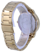 Westar White Dial Gold Tone Stainless Steel Quartz 50243 GPN 101 Men's Watch