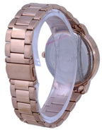 Westar White Dial Rose Gold Tone Stainless Steel Quartz 50243 PPN 601 Men's Watch