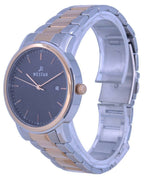 Westar Black Dial Two Tone Stainless Steel Quartz 50243 SPN 603 Men's Watch