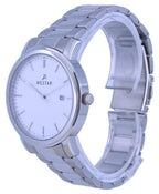 Westar White Dial Stainless Steel Quartz 50243 STN 101 Men's Watch