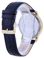 Westar Black Dial Gold Tone Stainless Steel Quartz 50244 GPN 103 Men's Watch