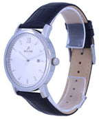 Westar White Dial Leather Strap Quartz 50244 STN 107 Men's Watch