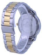 Westar White Dial Two Tone Stainless Steel Quartz 50245 CBN 101 Men's Watch