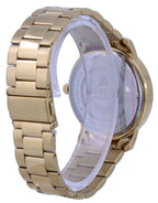 Westar Silver Zifferblatt Goldfarbenes Edelstahl Quarz 50245 GPN 102 Herrenuhr