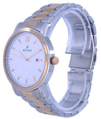 Westar White Dial Two Tone Stainless Steel Quartz 50245 SPN 601 Men's Watch