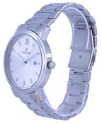 Westar White Dial Stainless Steel Quartz 50245 STN 107 Men's Watch