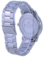 Westar White Dial Stainless Steel Quartz 50245 STN 107 Men's Watch