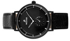 Westar Profile Leather Strap Black Dial Quartz 50246BBN103 Men's Watch