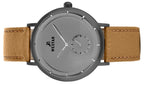 Westar Profile Leather Strap Grey Dial Quartz 50246GGN186 Men's Watch