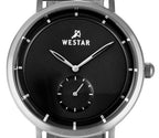 Westar Profile Lederarmband Schwarzes Zifferblatt Quarz 50246STN103 Herrenuhr