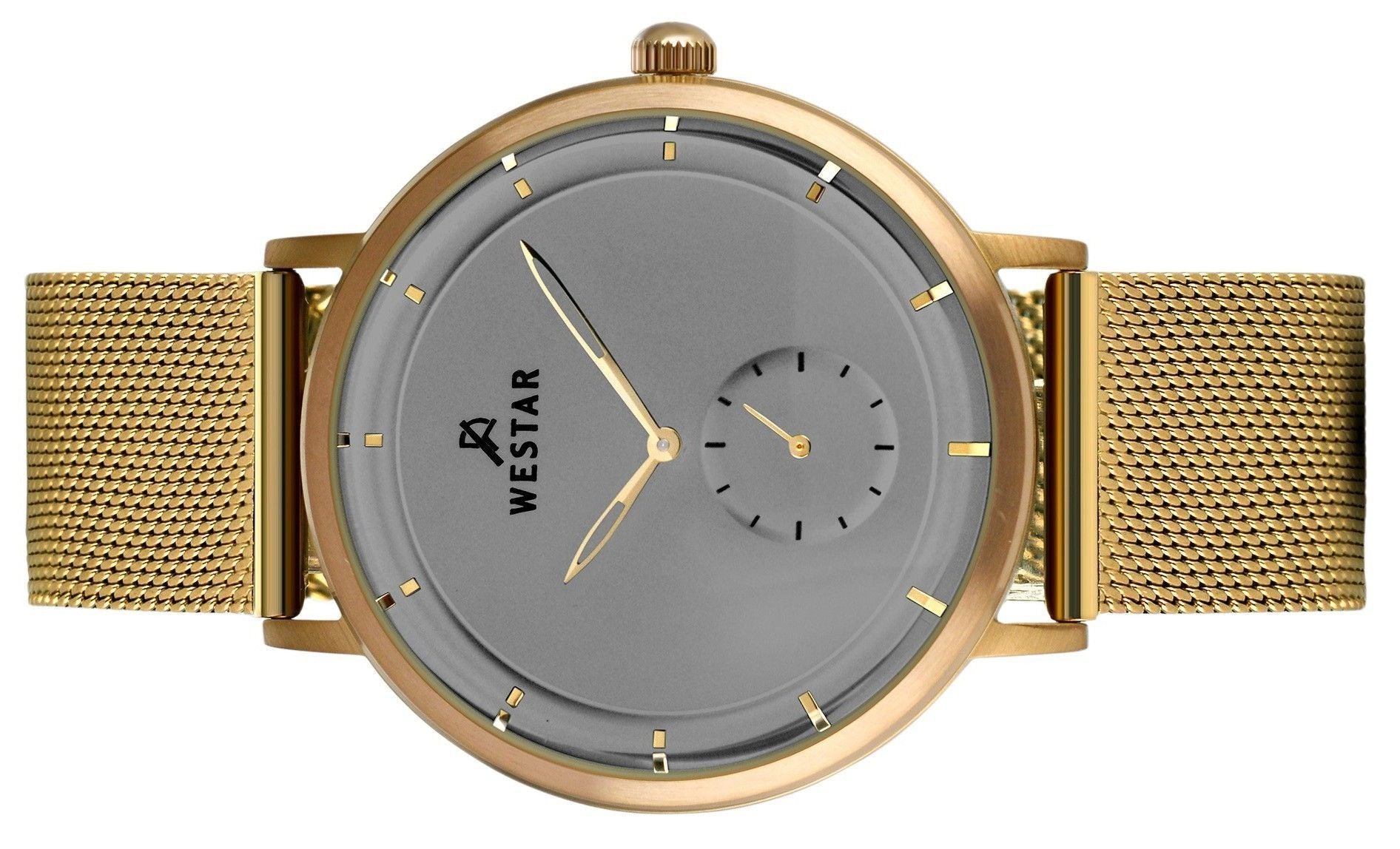 Westar Profile Stainless Steel Grey Dial Quartz 50247BZZ106 Men's Watch