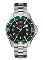 Swiss Alpine Military By Grovana Nautilus Black Dial Quartz 7040.1134 100M Men's Watch