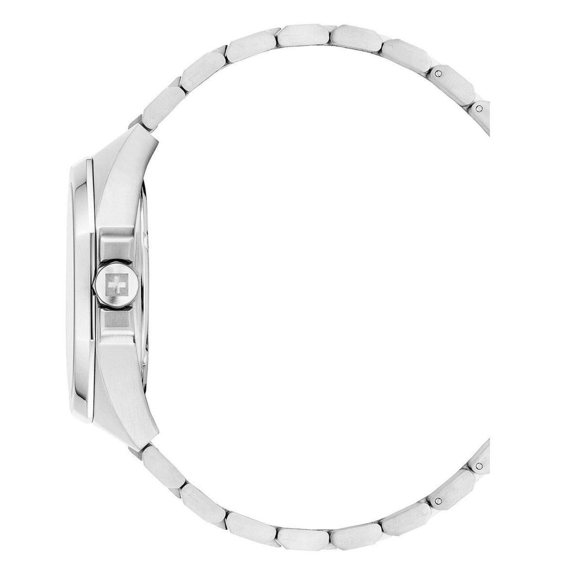 Swiss Alpine Military van Grovana Nautilus zwarte wijzerplaat quartz 7040.1134 100M herenhorloge