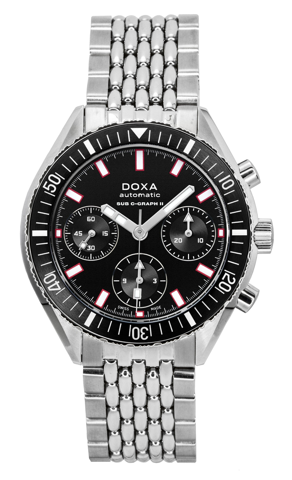 Doxa Sub 200 C-Graph II Sharkhunter Black Dial Automatic Diver's 797.10.101.10 200M Men's Watch