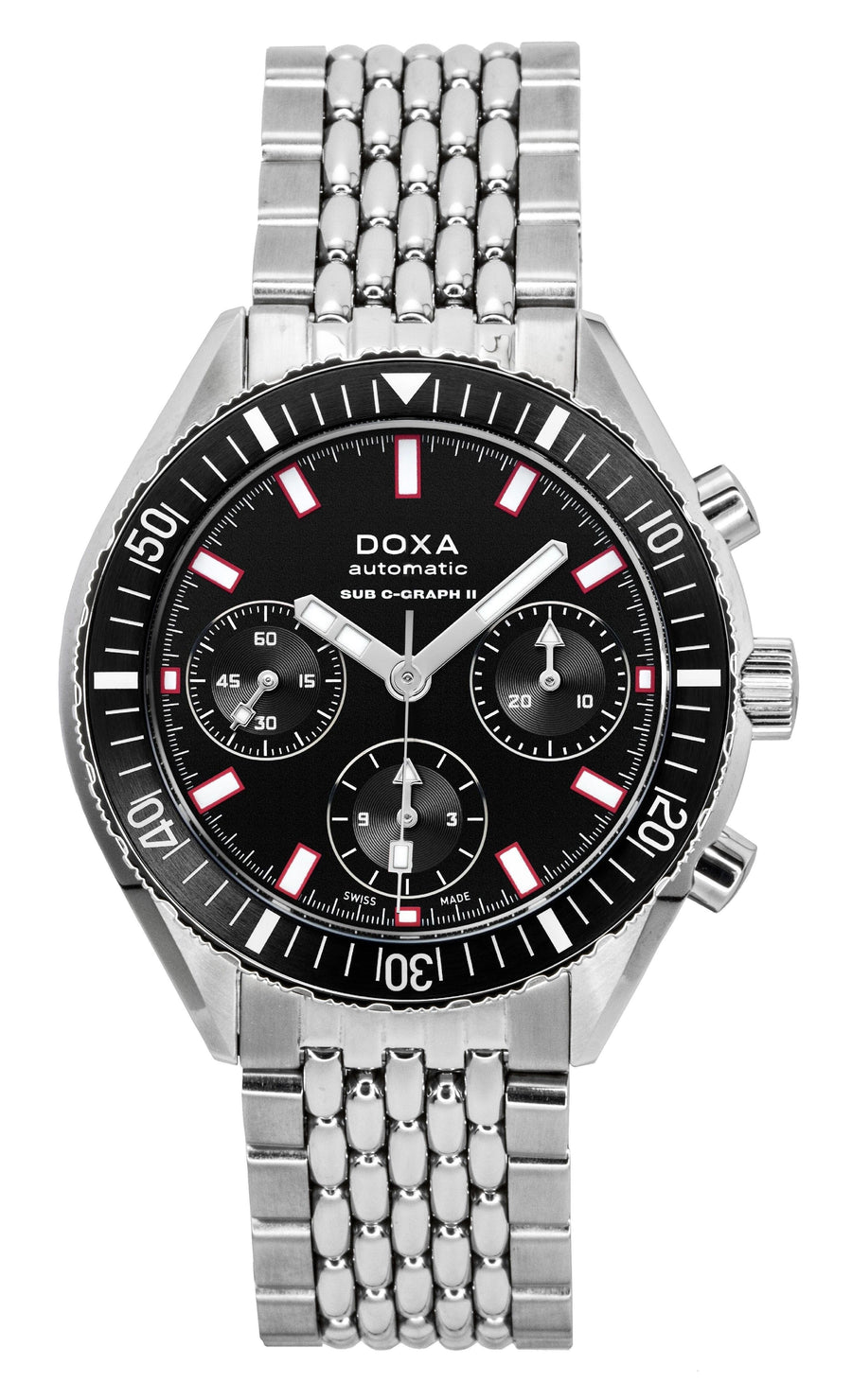 Doxa Sub 200 C-Graph II Sharkhunter Black Dial Automatic Diver's 797.10.101.10 200M Men's Watch