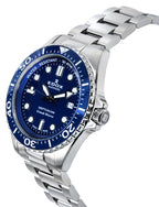 Edox Neptunian Grande Reserve Blue Dial Automatic Diver's 80801 3BUM BUIN 300M Men's Watch