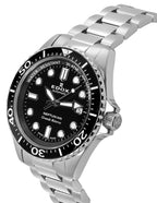 Edox Neptunian Grande Reserve Date Black Dial Automatic Diver's 80801 3NM NIN 300M Men's Watch
