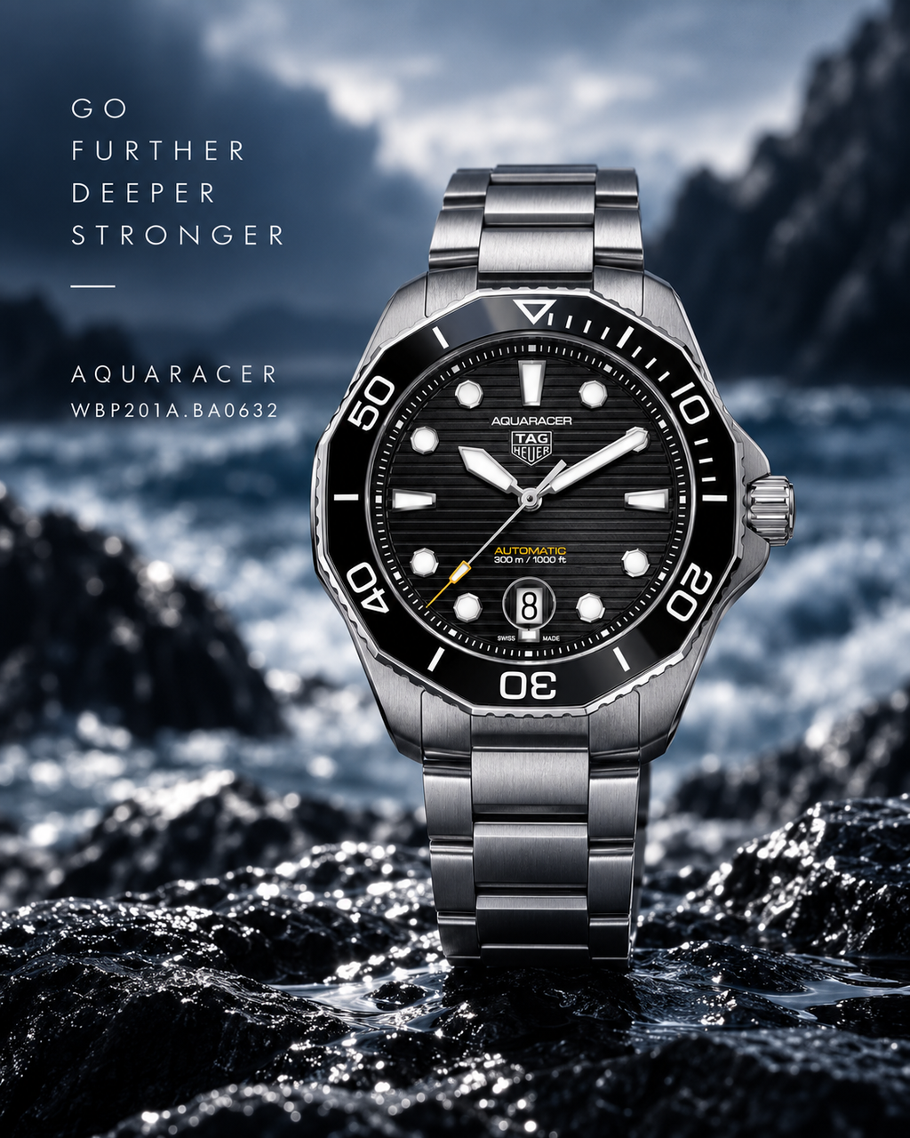 TAG Heuer Aquaracer Professional 300 Date Automatic 43mm WBP201A.BA0632