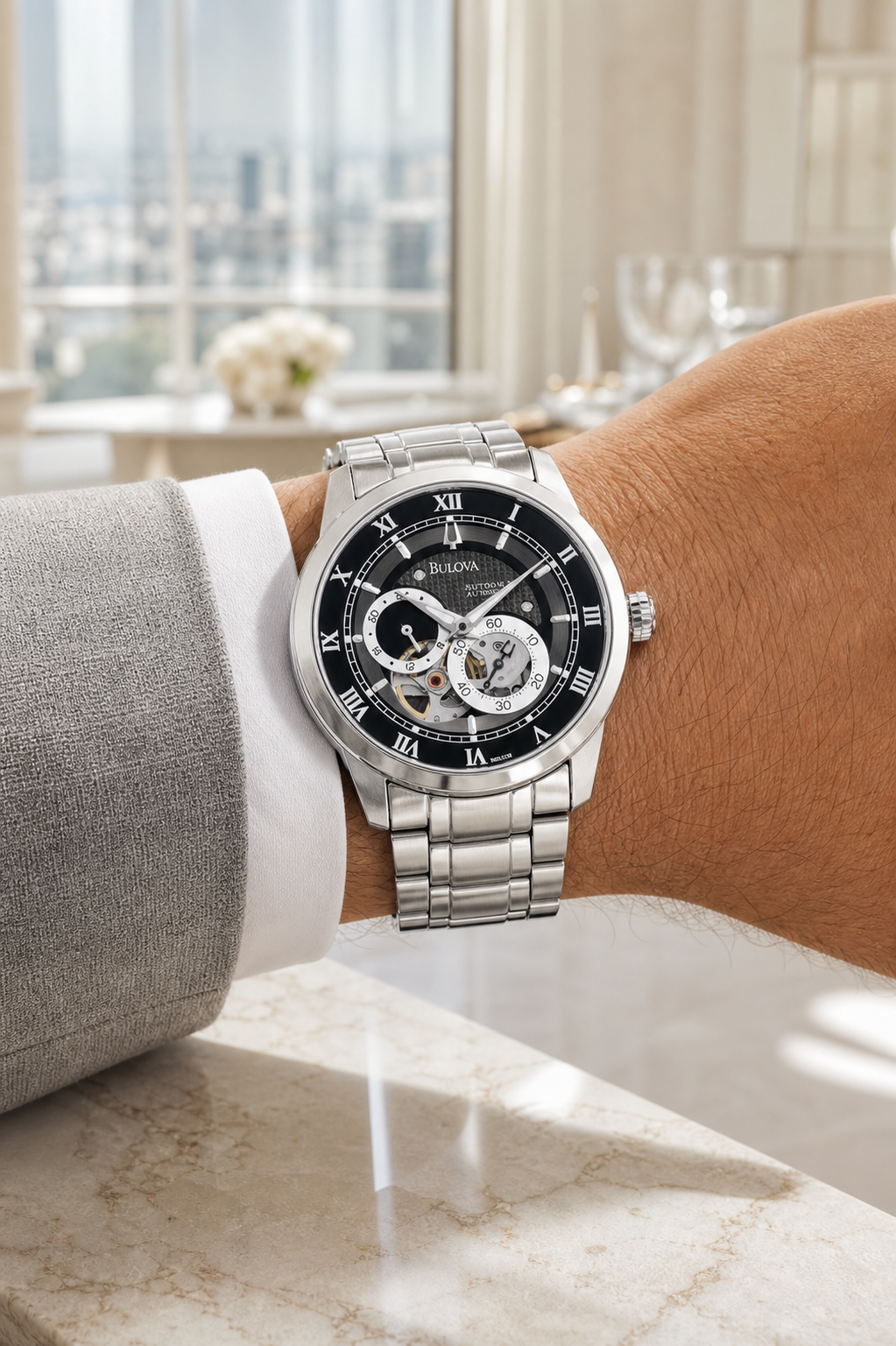 Bulova Sutton Automatic Black 96A119 - view 1