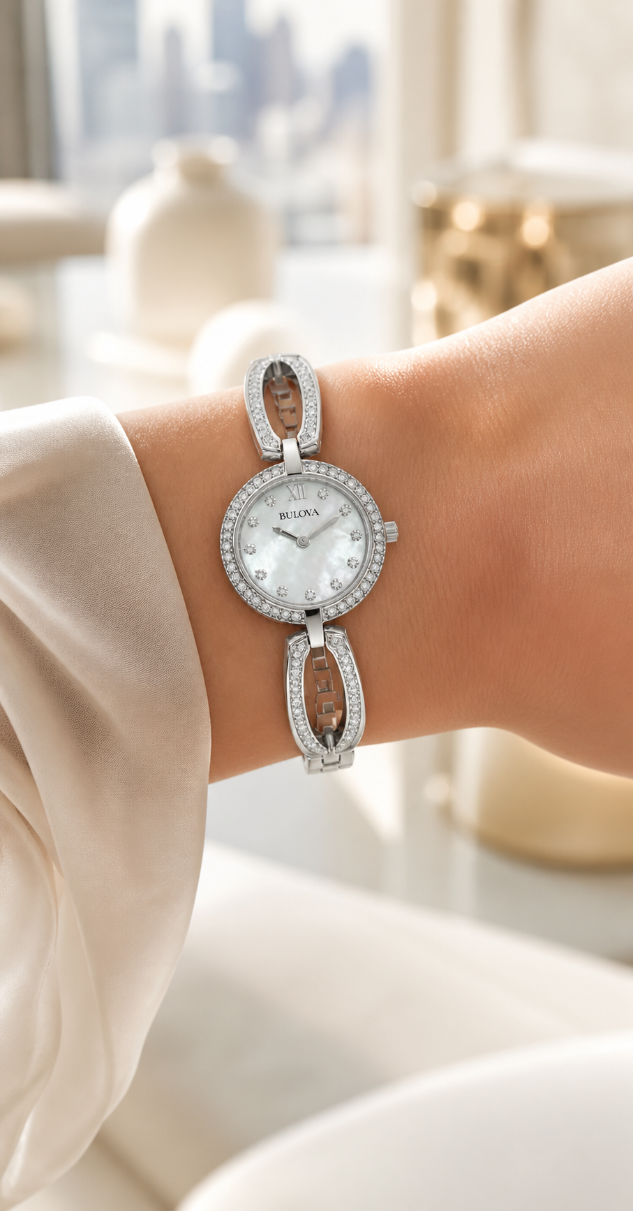 Bulova Crystal Open Loop 96L223 Women's - view 1