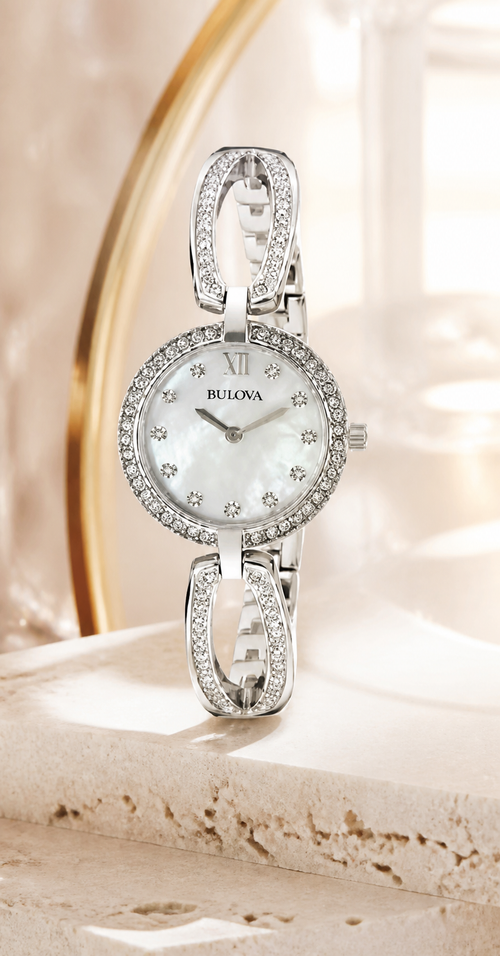 Bulova Crystal Open Loop 96L223 Women's - view 2